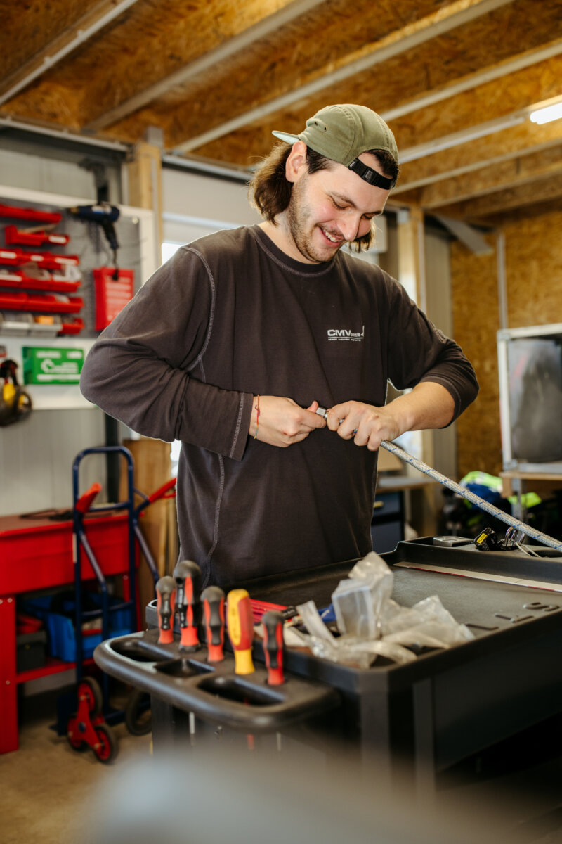 Einblick in die Werkstatt bei CMV Systems