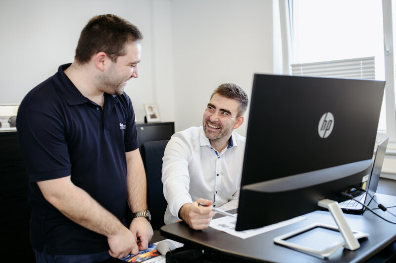 Interne Besprechung bei CMV Systems